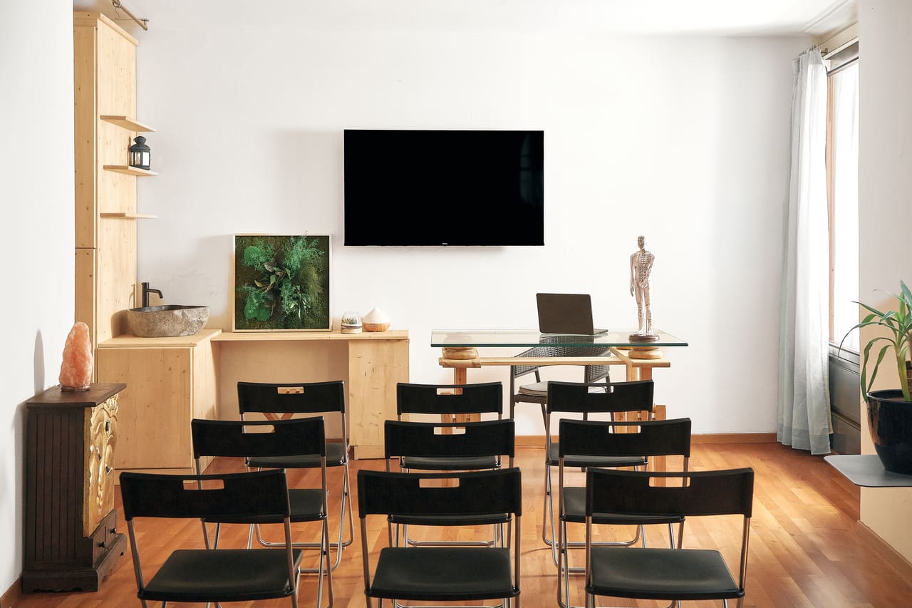 La sala di NosLab nel centro di Trento